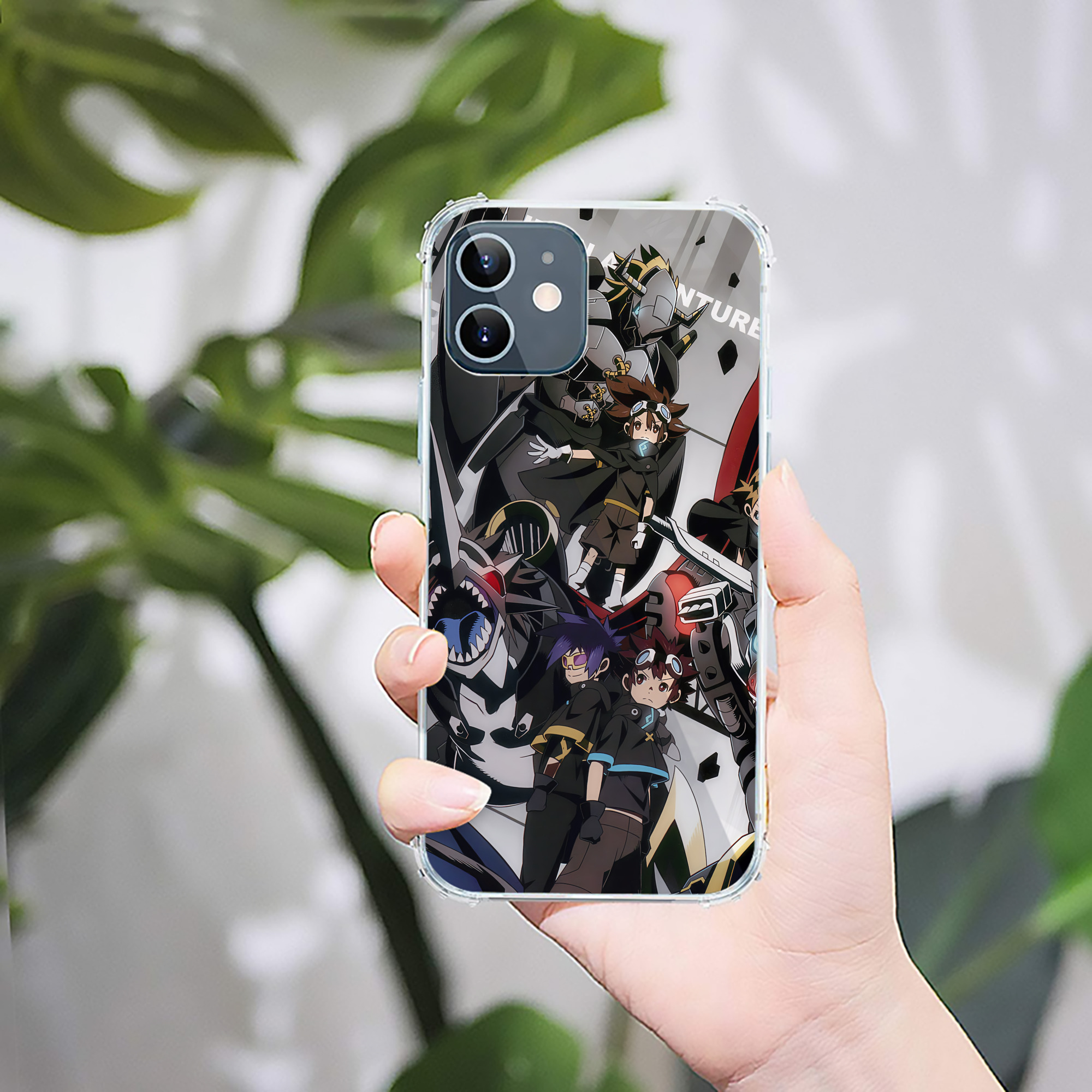 （画像用） Digimon デジタルモンスター/デジモン 【iPhone 12シリーズ対応】透明スマホケース（クリアソフトケース）